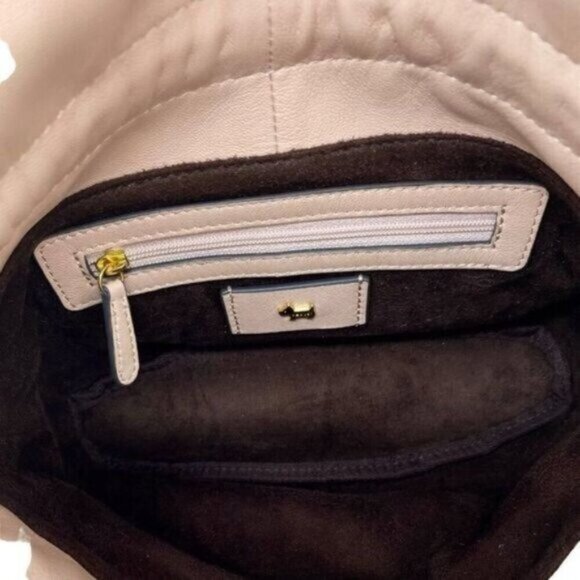 Radley London Sunny Rise Womens Bucket Bag Pastel Pink Leather New - Picture 9 of 13
